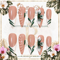 Golden Petal protected flattened branded nail card by Pretty Girls Plants & Glam