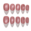 Mauve Stardust press-on nail set