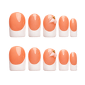 Peach Petal French press-on nail set