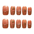 Rose Gold Vine press-on nail set