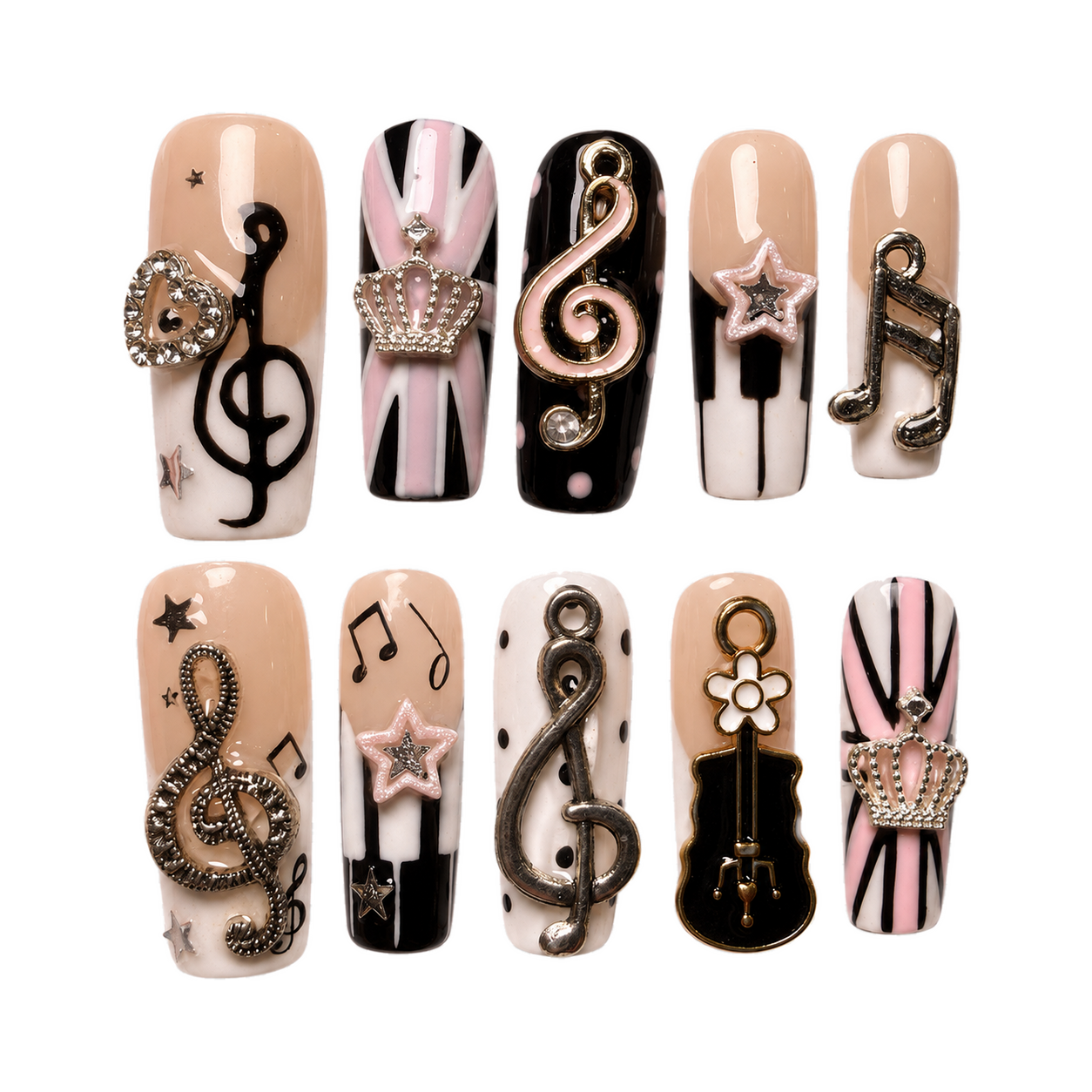 Royal Melody press-on nail set
